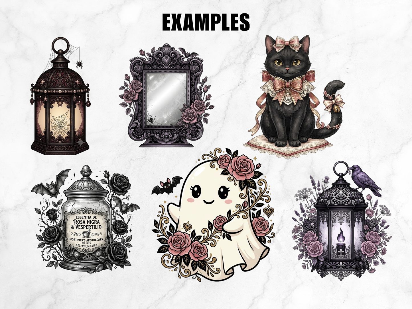 Gothic Clipart Prompt Generator