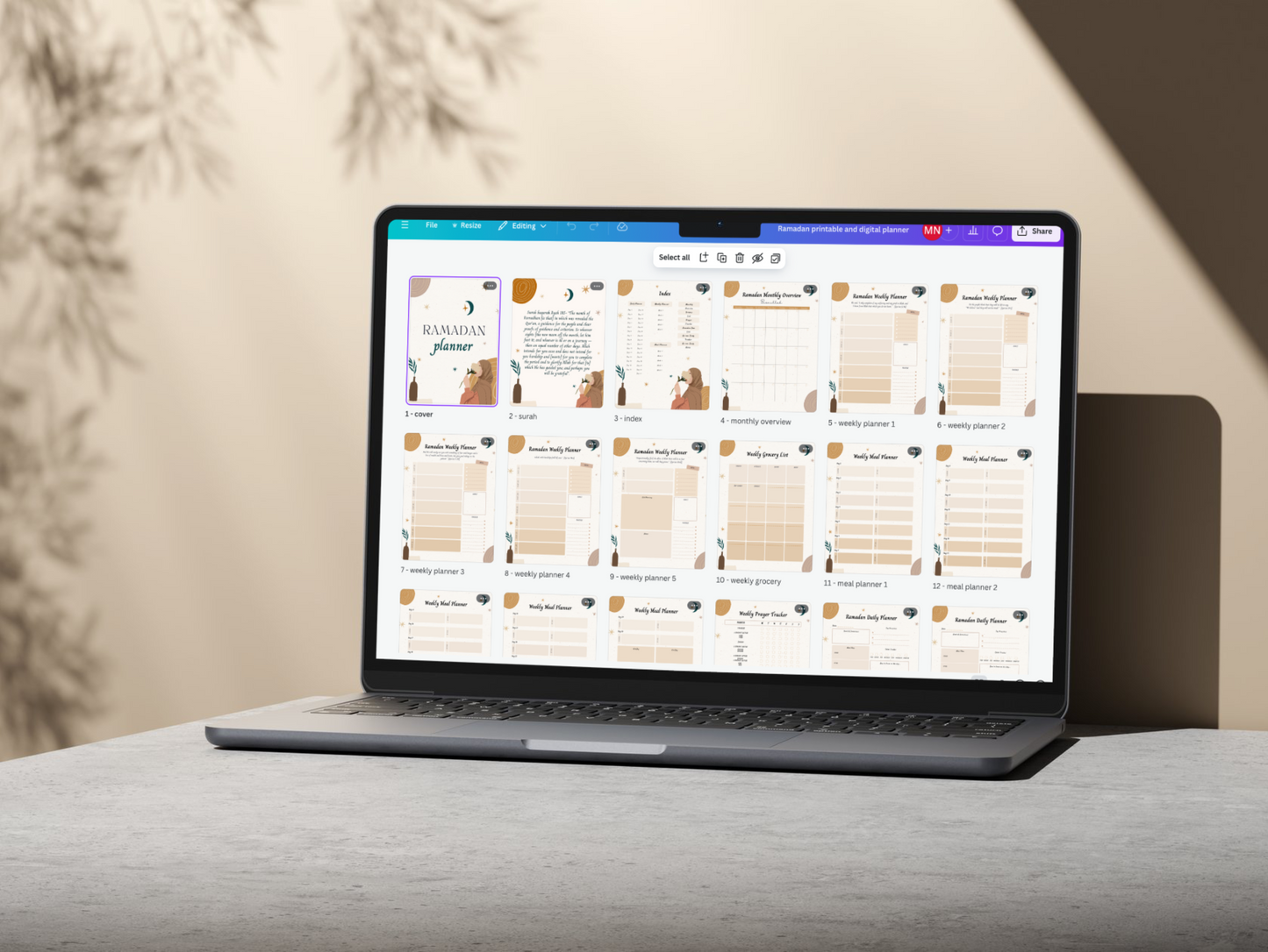 PLR Ramadan Digital Planner
