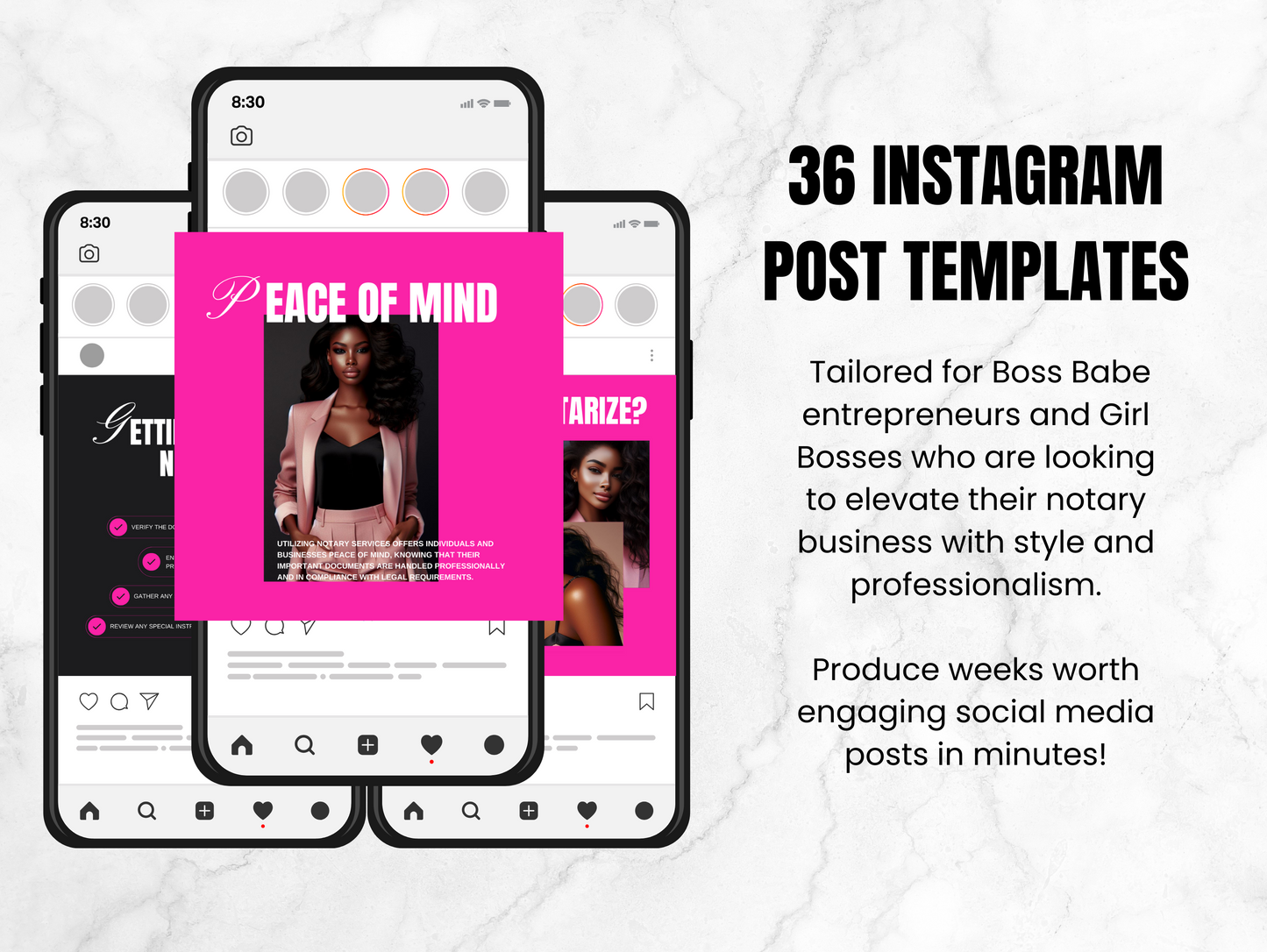 Notary Instagram Post Canva Templates