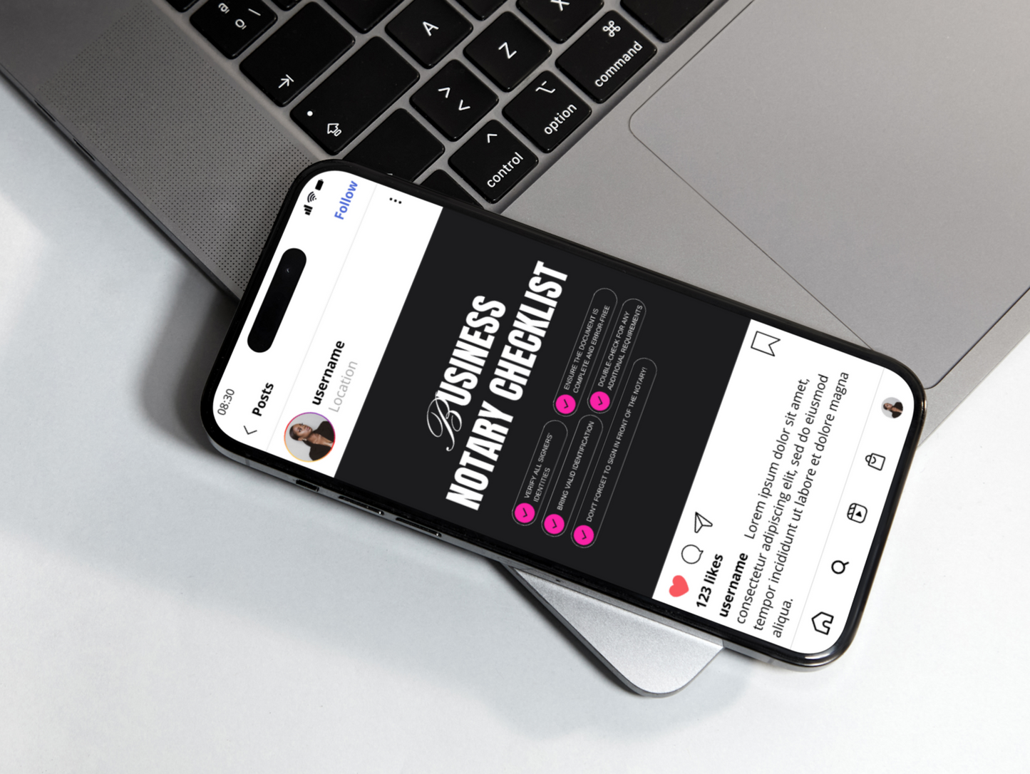Notary Instagram Post Canva Templates