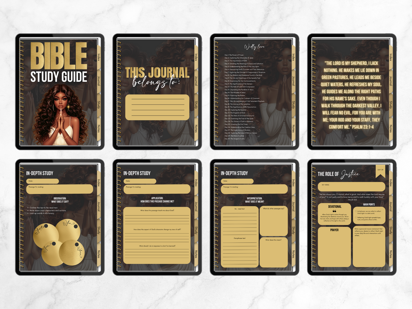 PLR Digital Bible Study Guide Journal