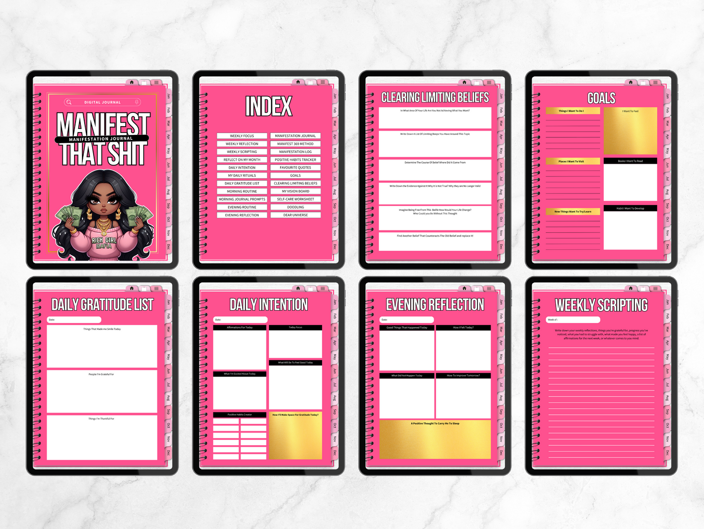 PLR Manifest that shit, Manifestation Digital Journal