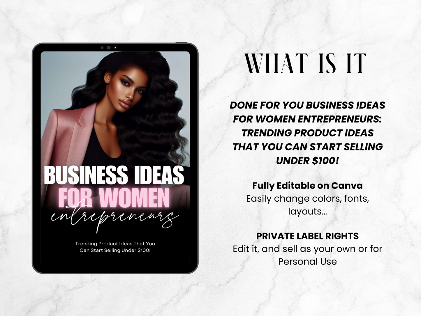 Business Ideas for Women entrepreneur ebook