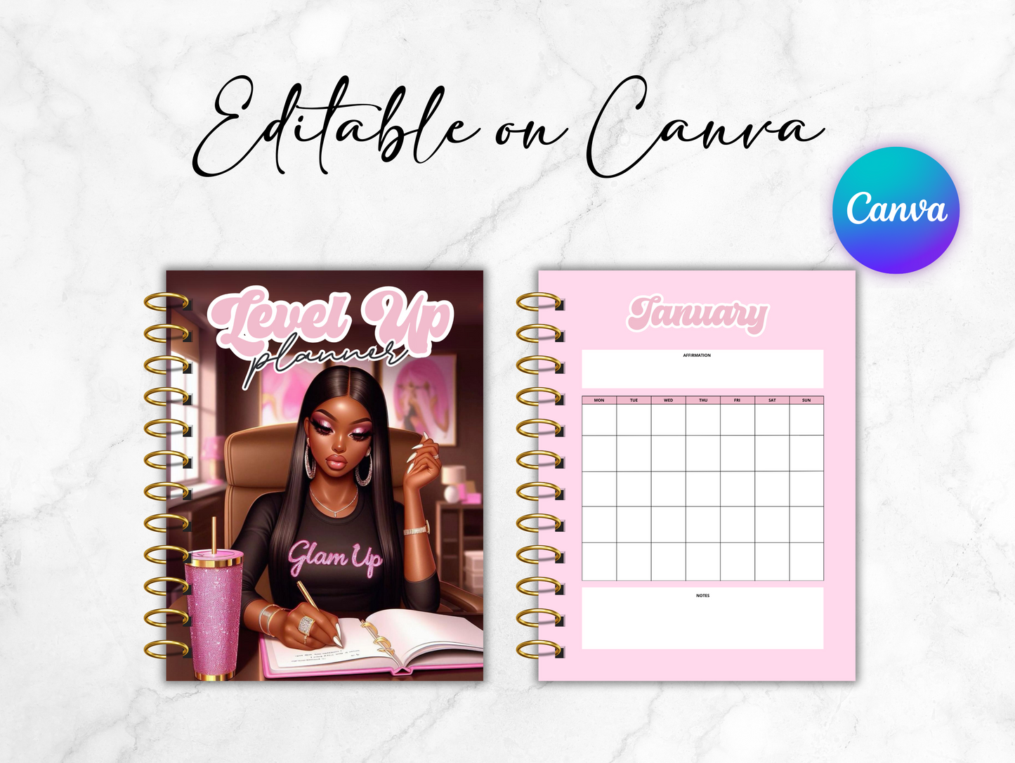 PLR Printable Self care planner