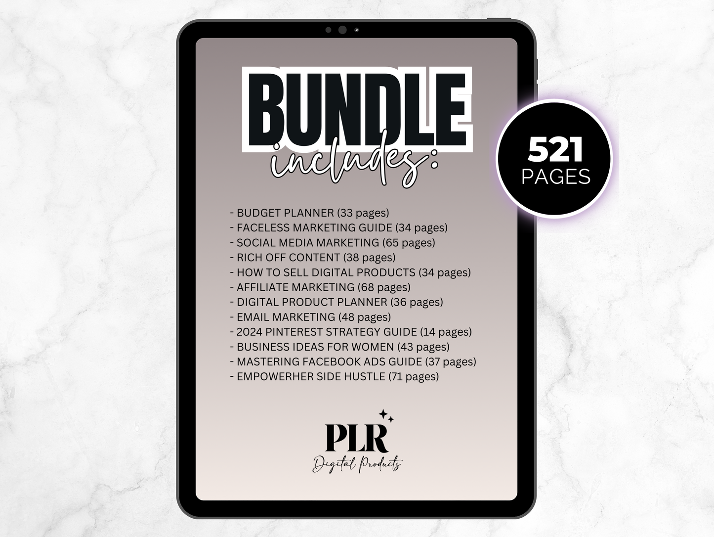 PLR Digital Marketing Course Bundle