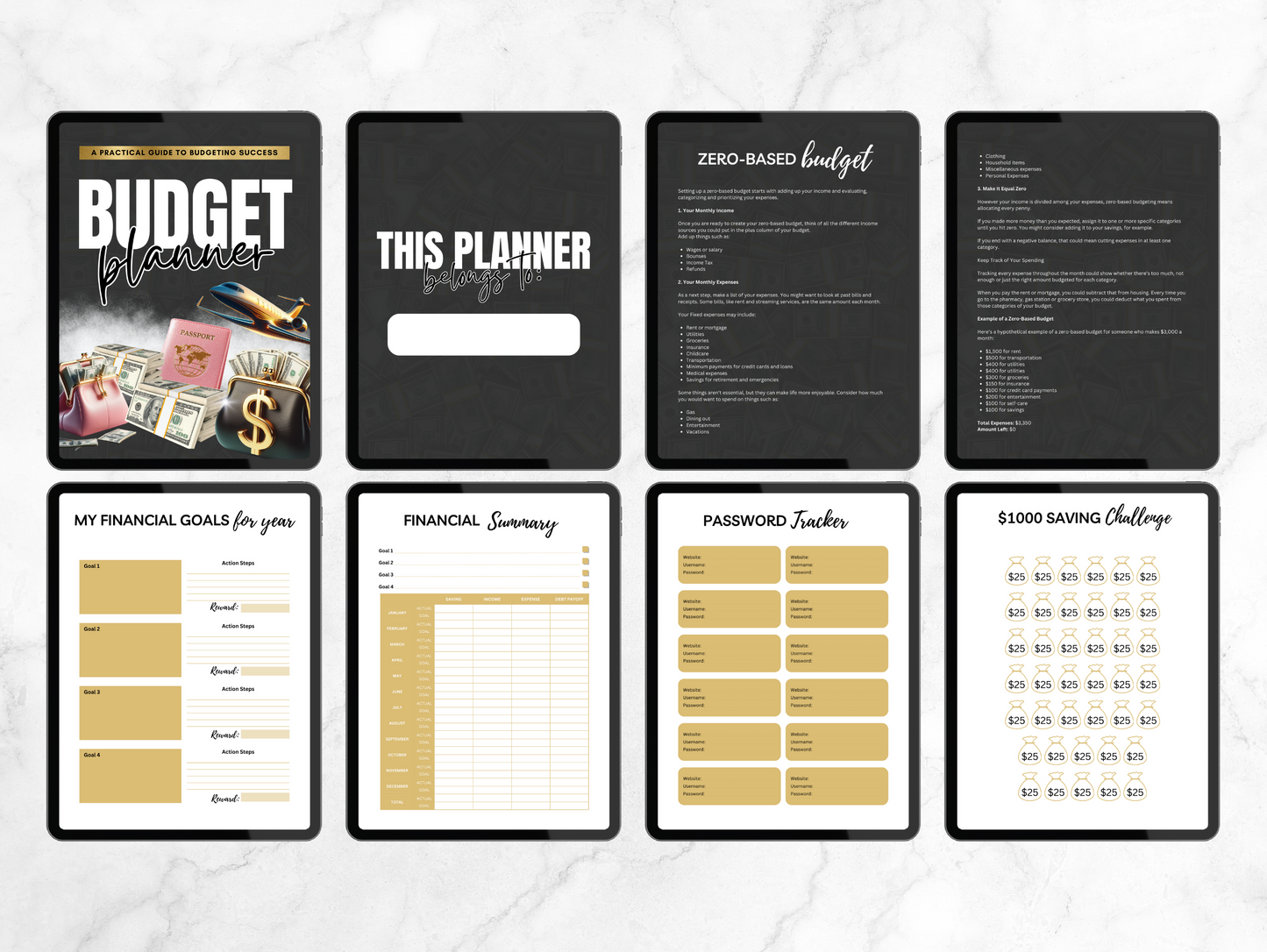 PLR Budget planner