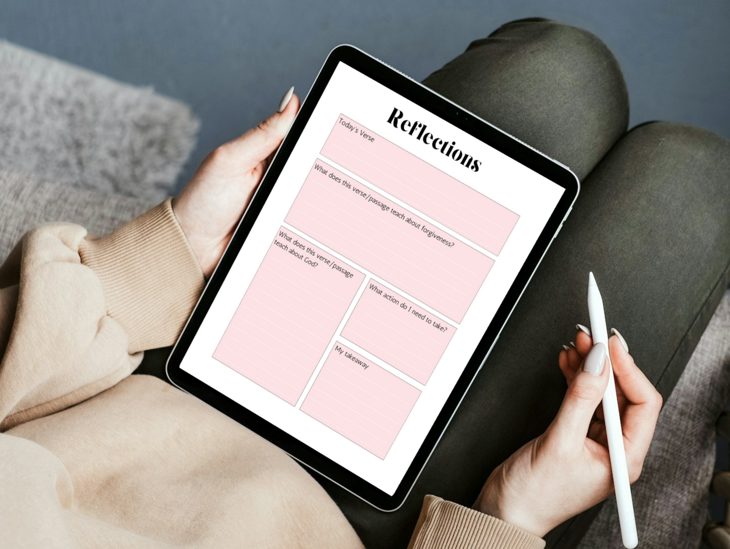 PLR Bible prayer journal template
