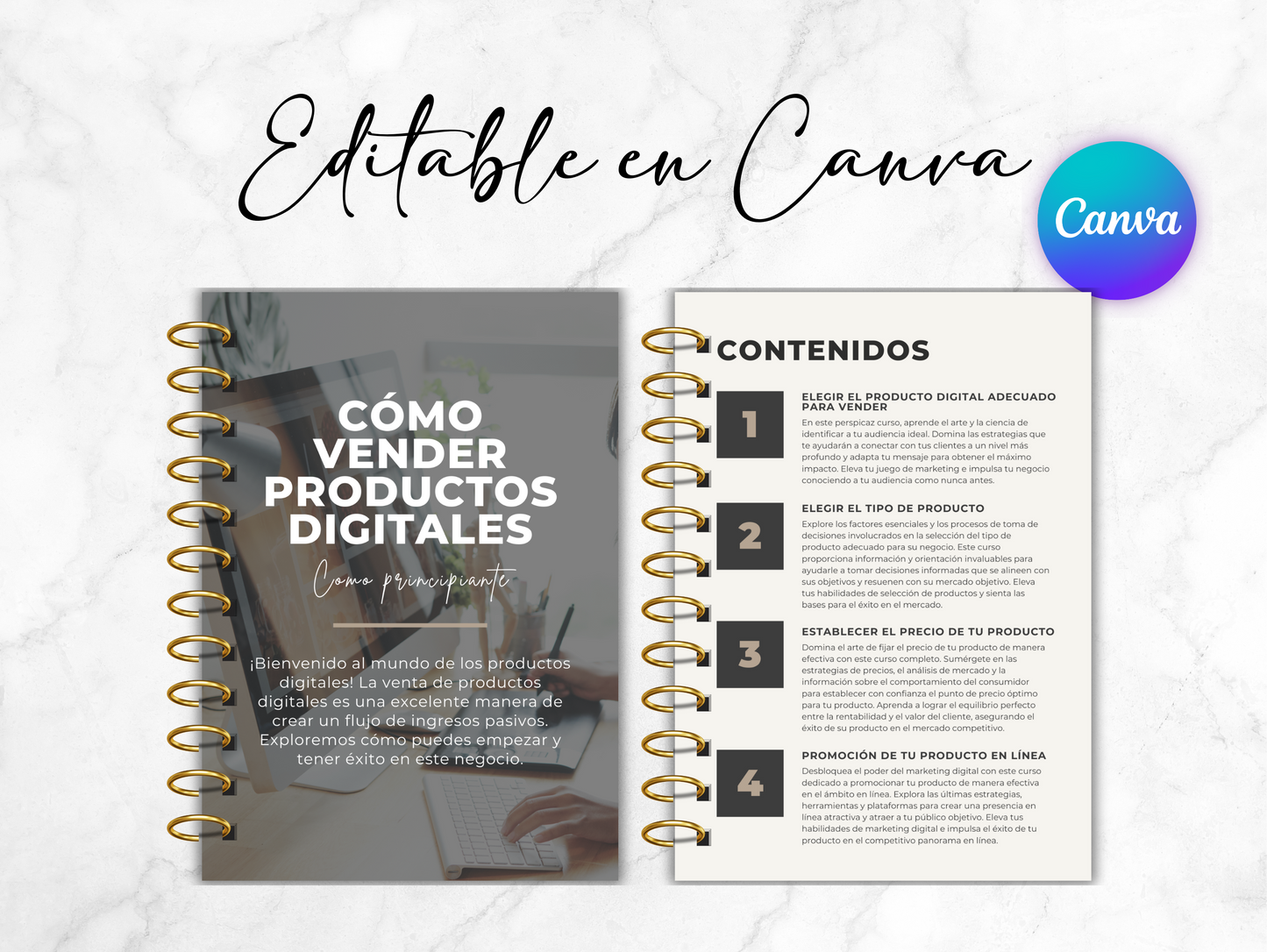 Cómo vender productos digitales, ebook en español