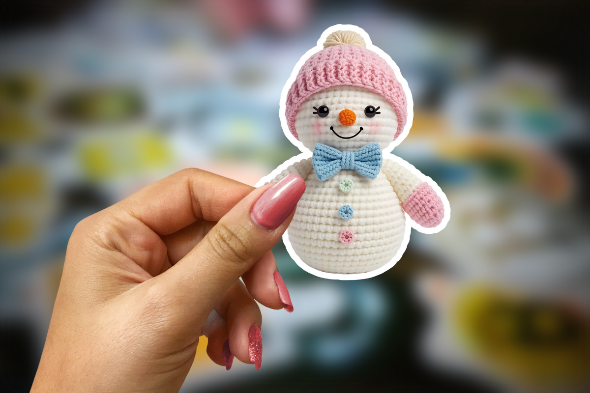 Crochet Trendy Christmas PNG Bundle