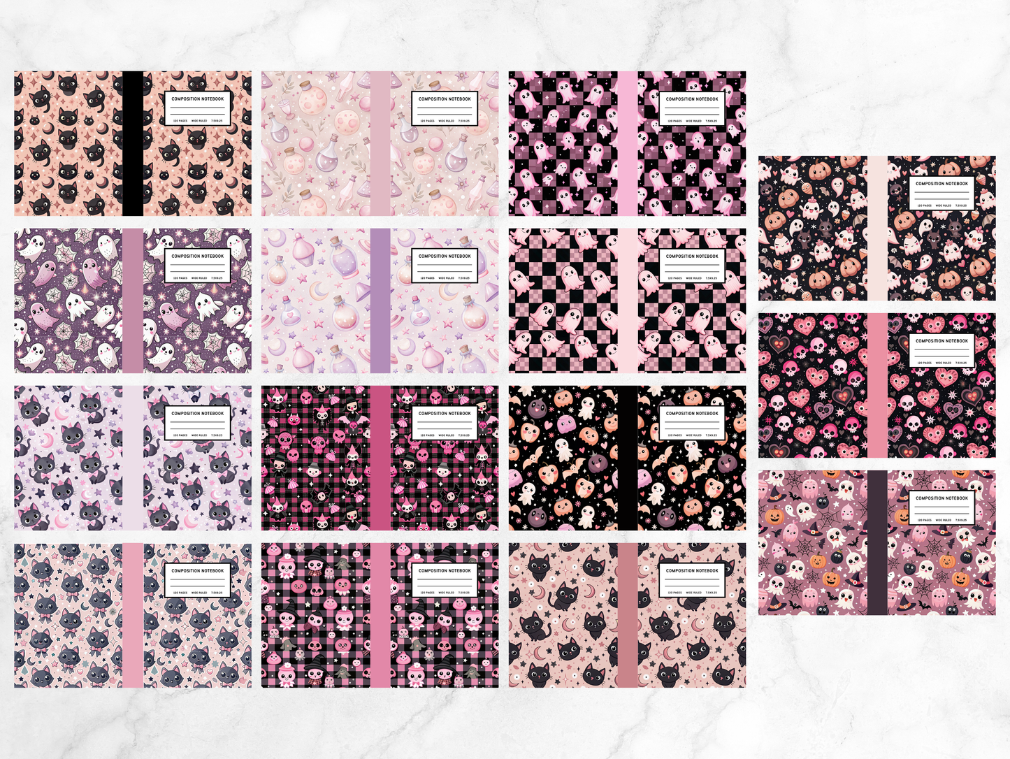 KDP Composition Notebook Covers Canva for Halloween Template
