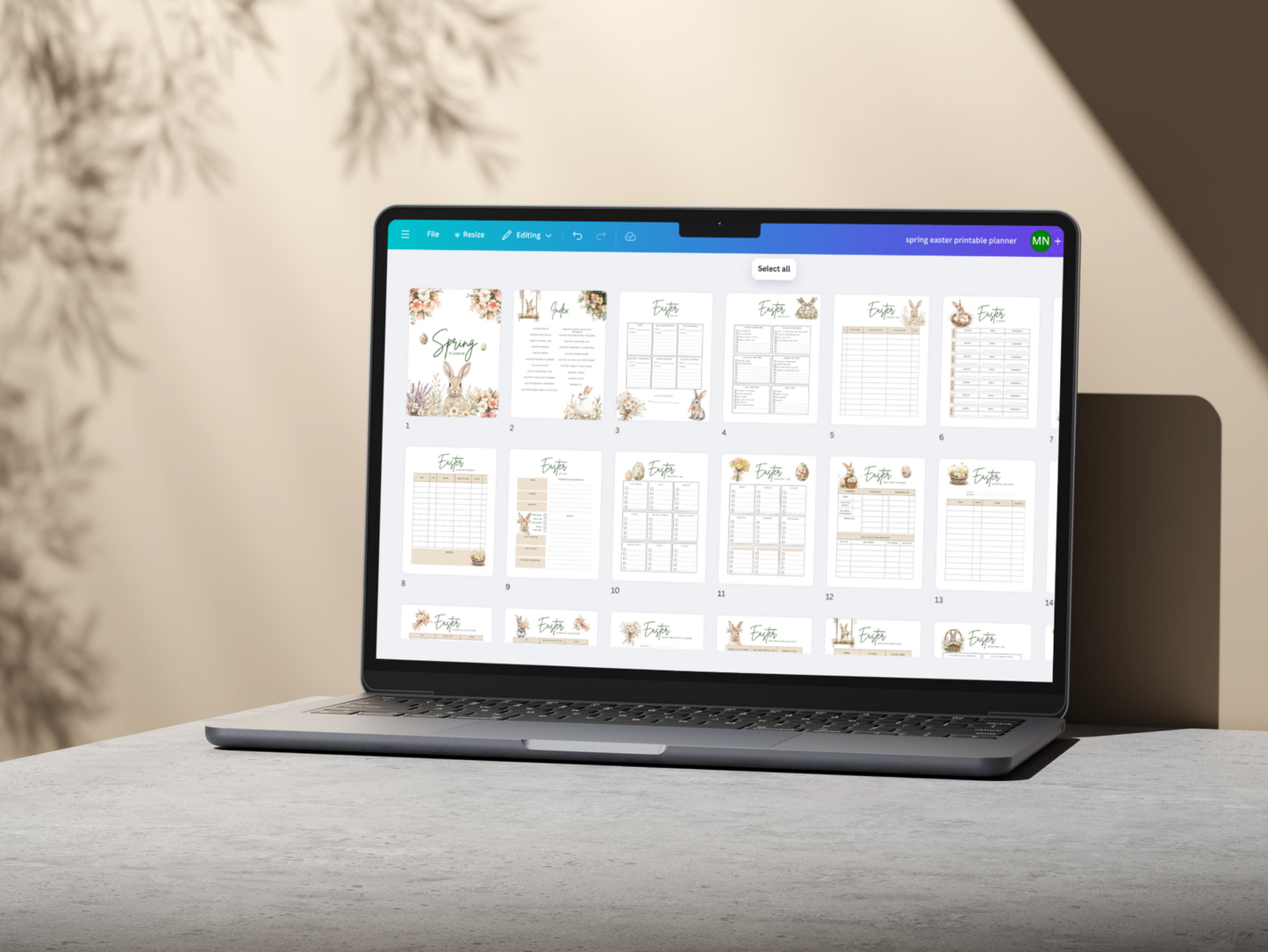 PLR Easter Printable Planner