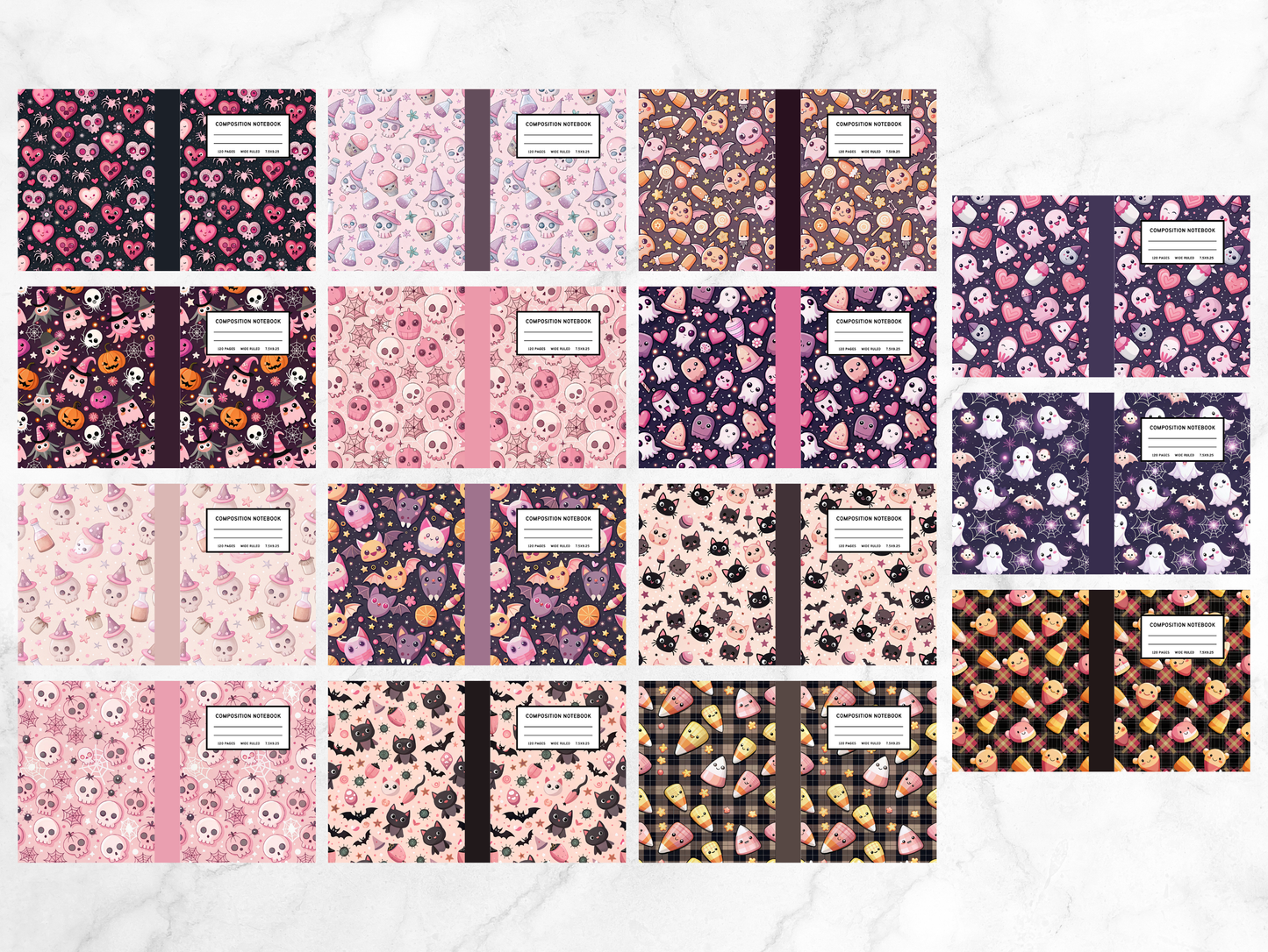 KDP Composition Notebook Covers Canva for Halloween Template