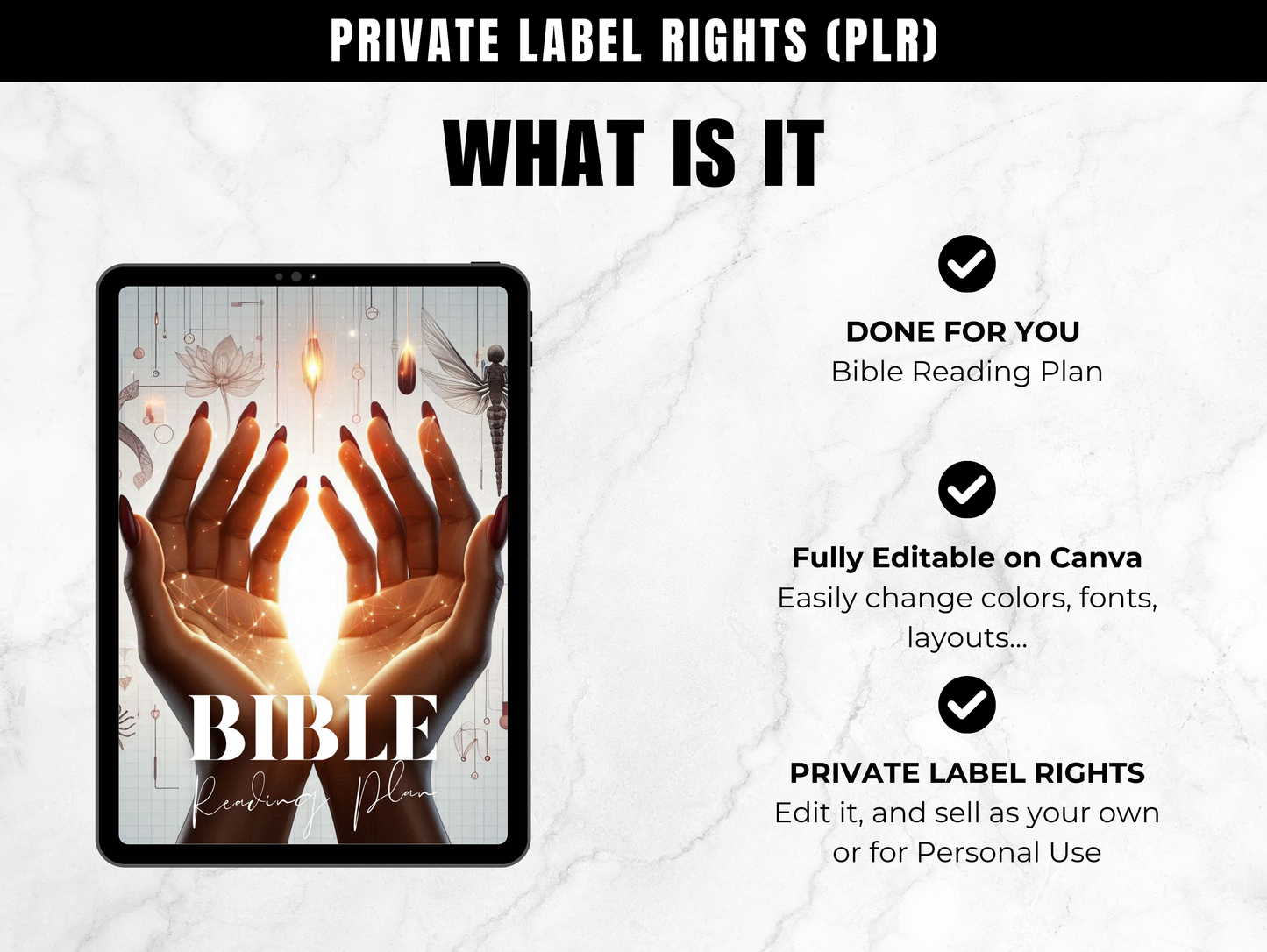 PLR Bible Reading Plan Journal