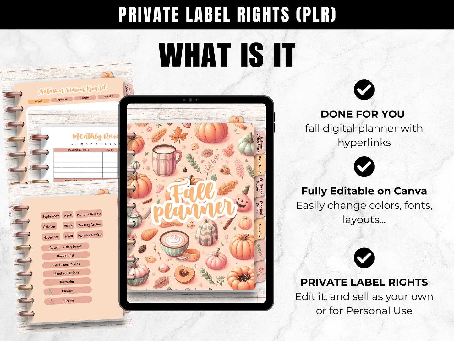 PLR Fall Digital Planner