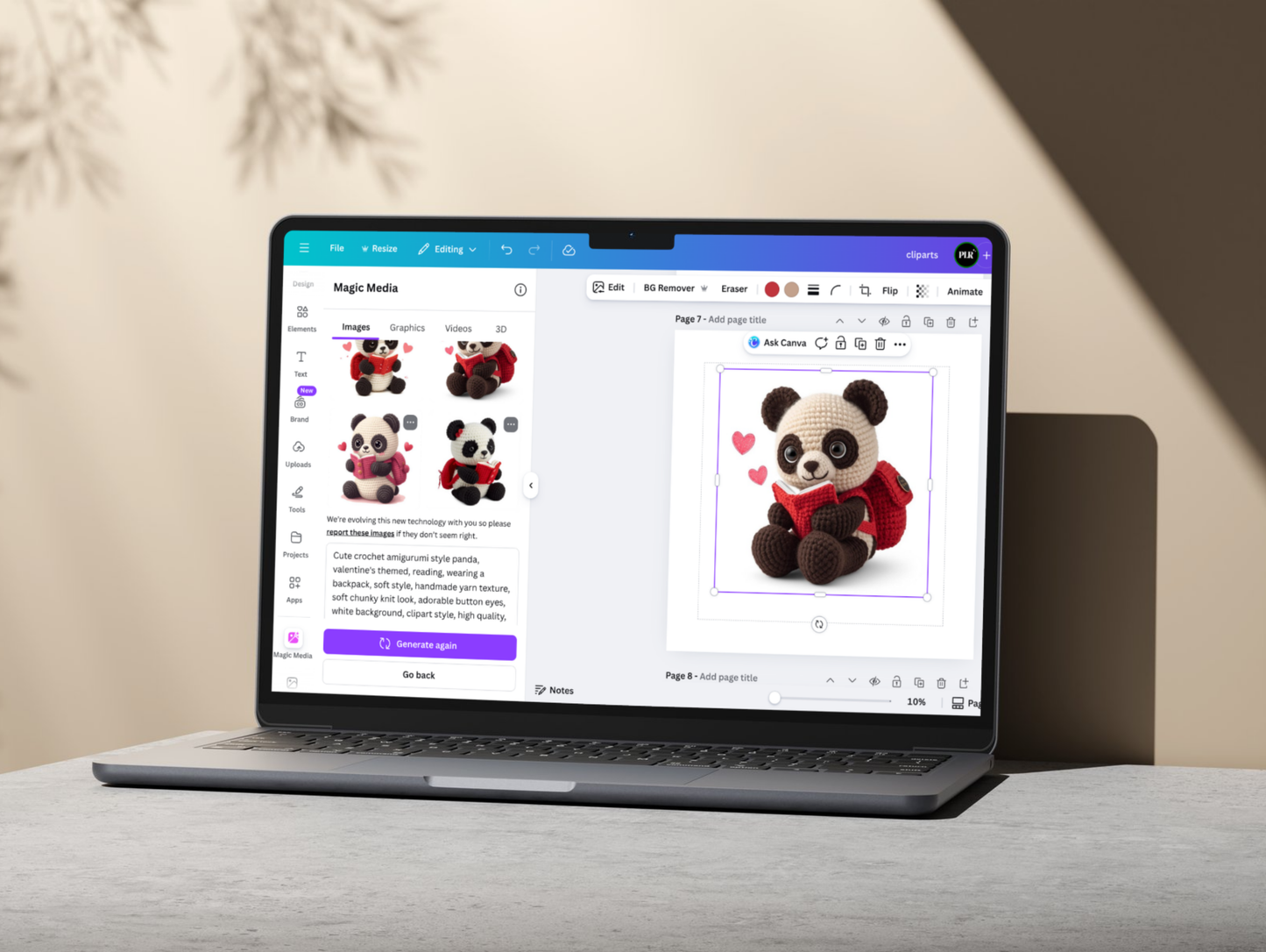 Crochet Clipart Prompt Builder
