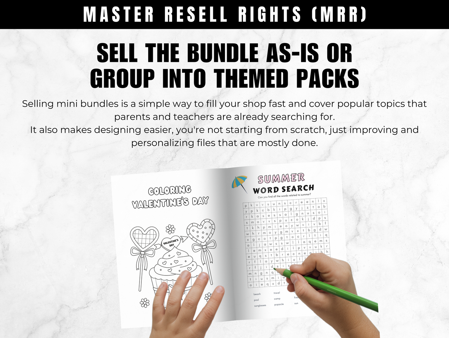 2500+ Kids Activity Page Bundle, Editable Canva Templates