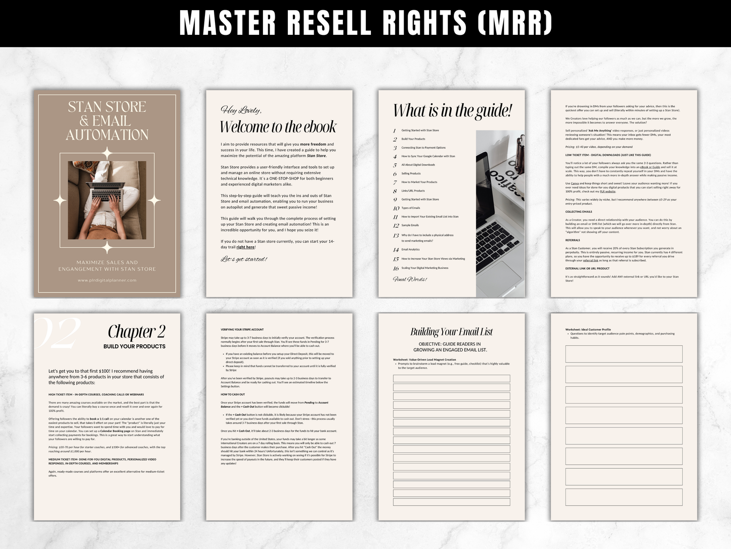 MRR Stan Store & Email Automation ebook