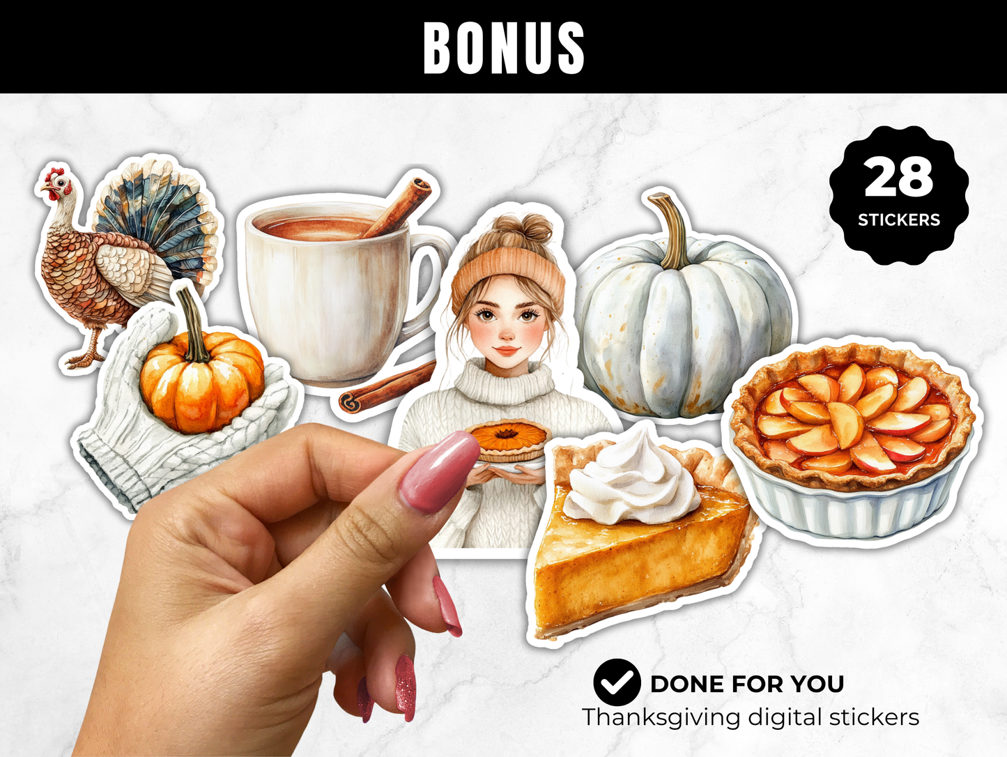 PLR Thanksgiving planner