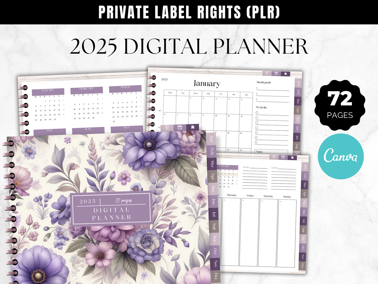 PLR 2025 Digital Planner