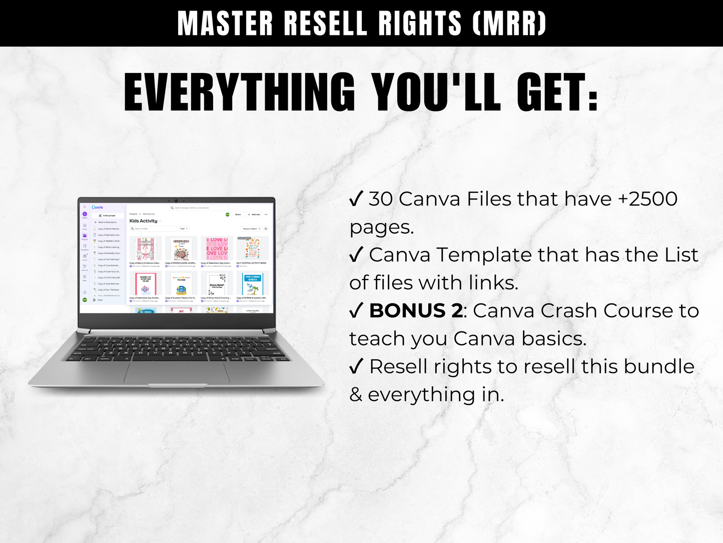 2500+ Kids Activity Page Bundle, Editable Canva Templates