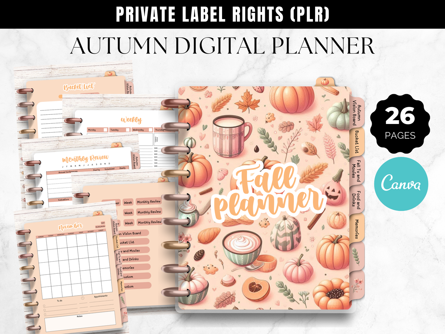 PLR Fall Digital Planner