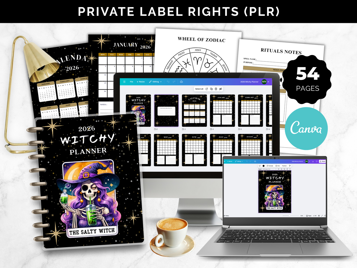 PLR 2026 Witchy planner