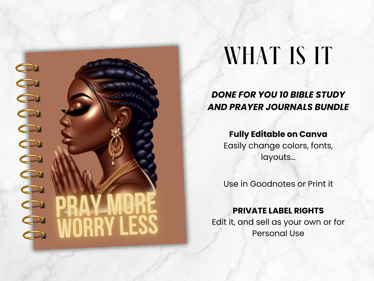 PLR 10 Bible and Prayer Journals Bundle