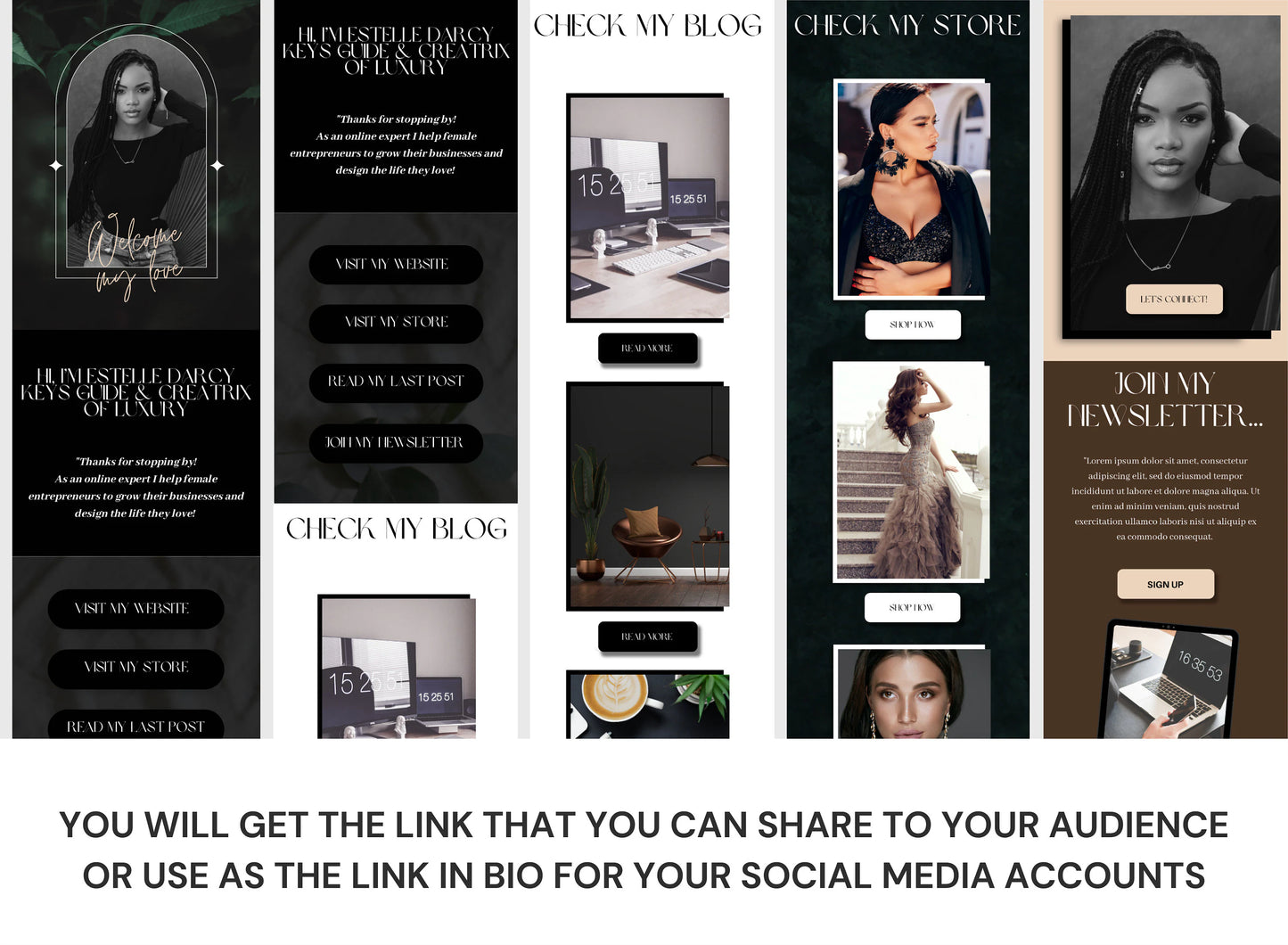 PLR Instagram Landing Page Template