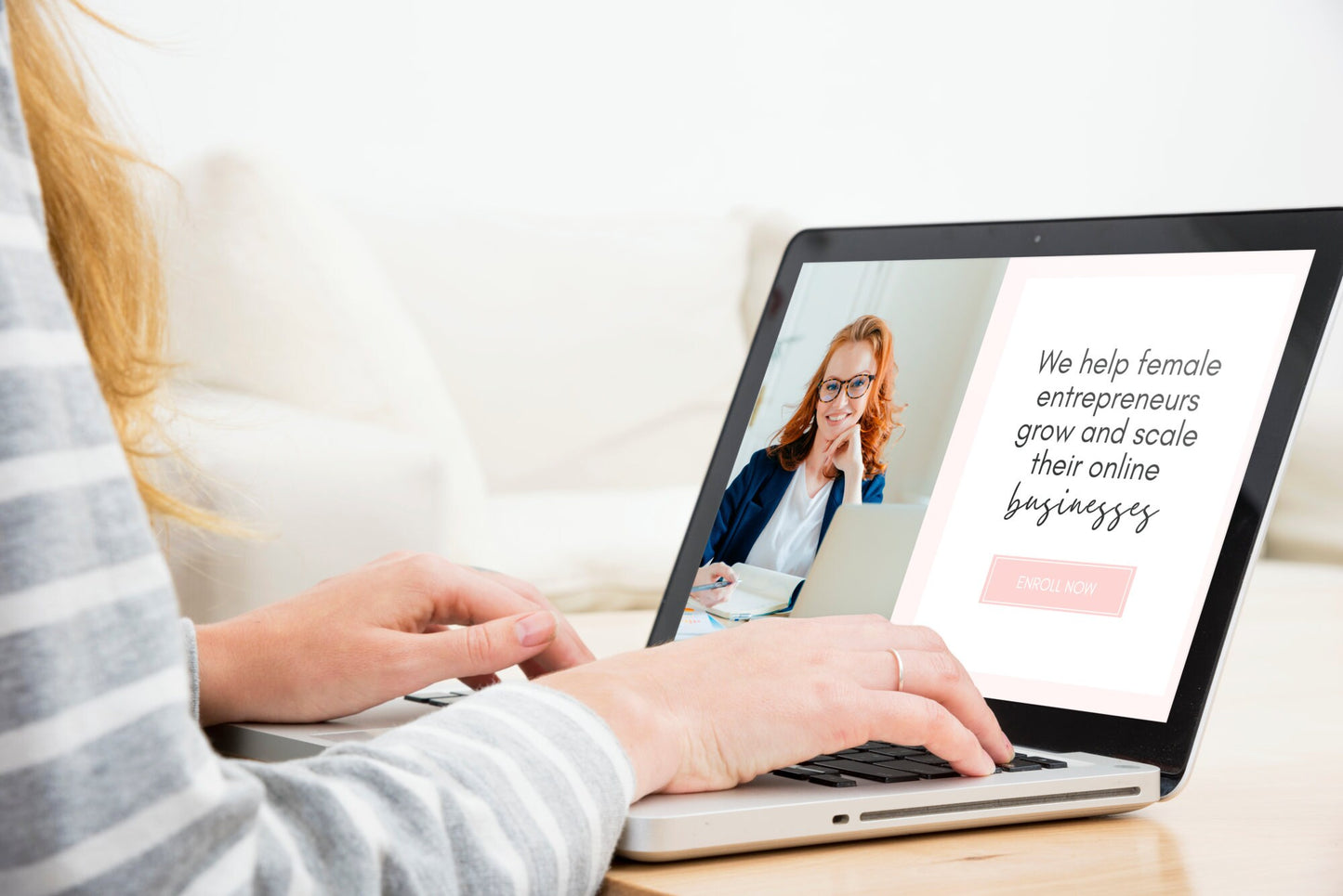 PLR Canva Website Template for Coaches