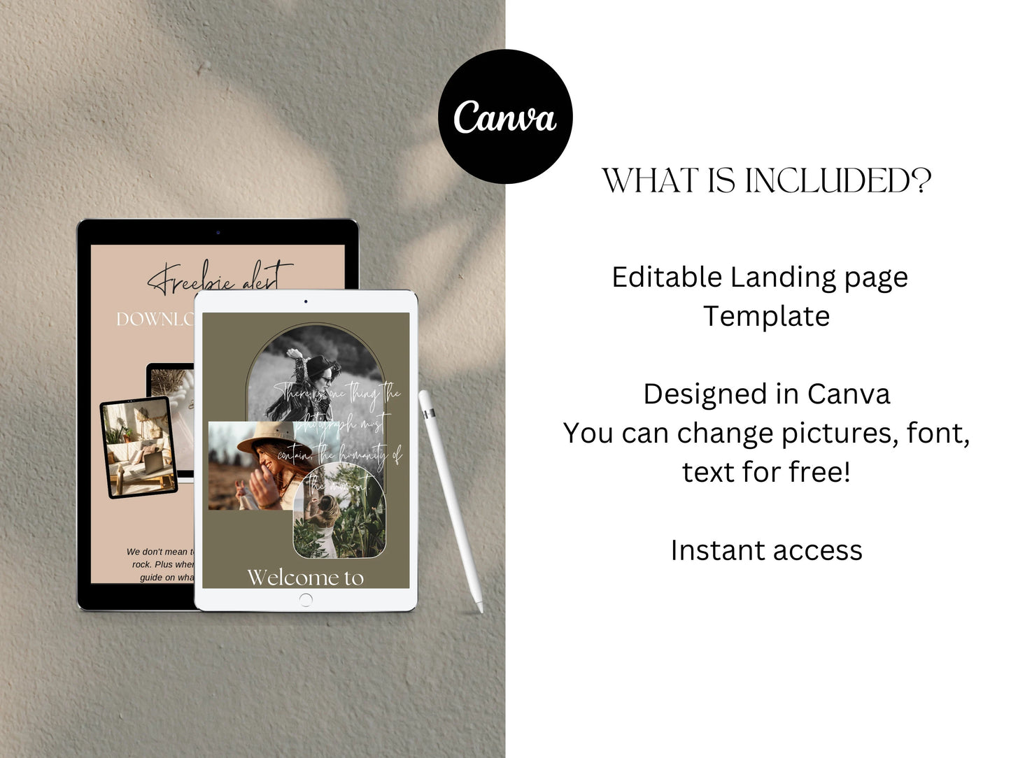 PLR Boho Instagram Link In Bio Template for Photographers