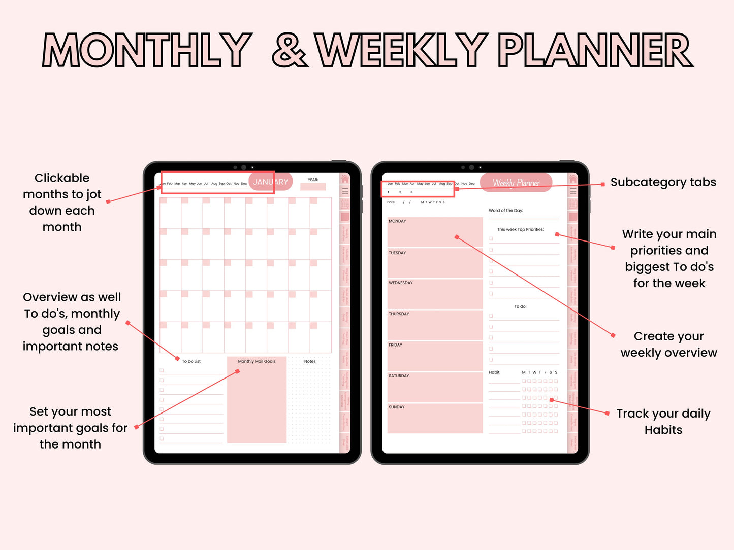 PLR Real Estate Agent Digital Planner