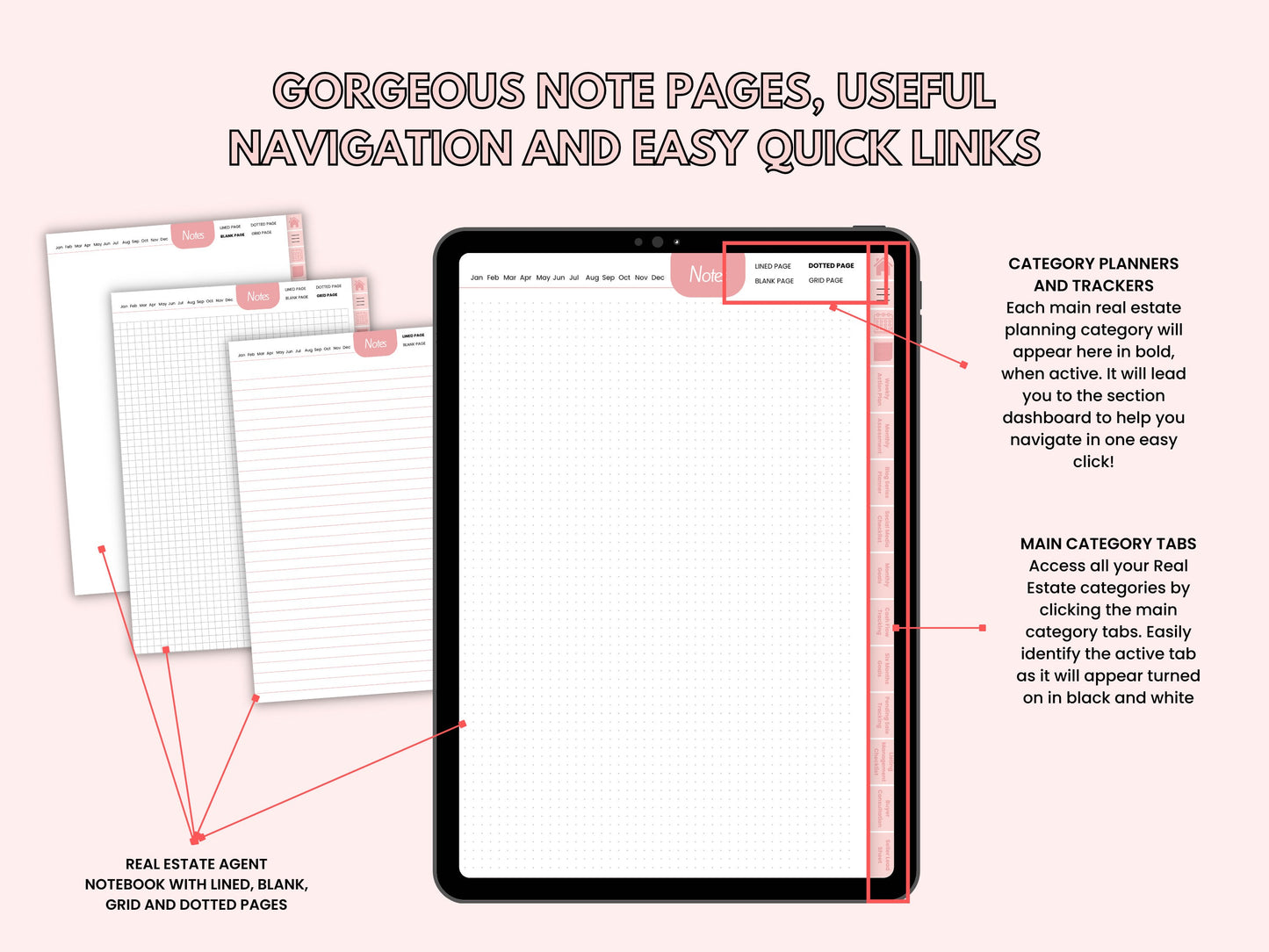 PLR Real Estate Agent Digital Planner