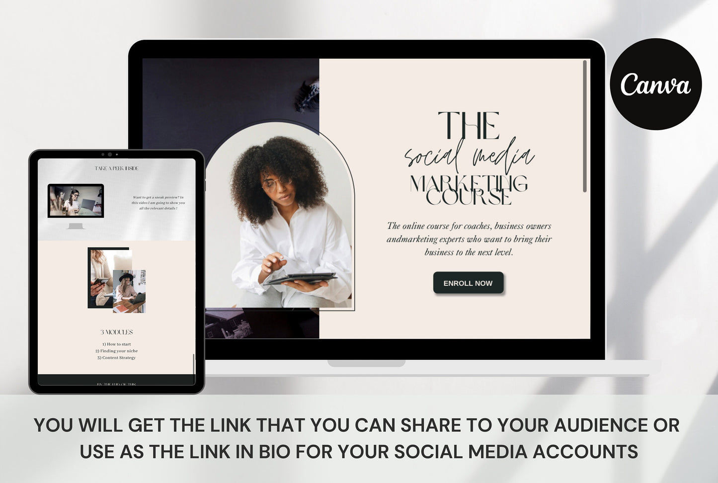 Canva Website Template