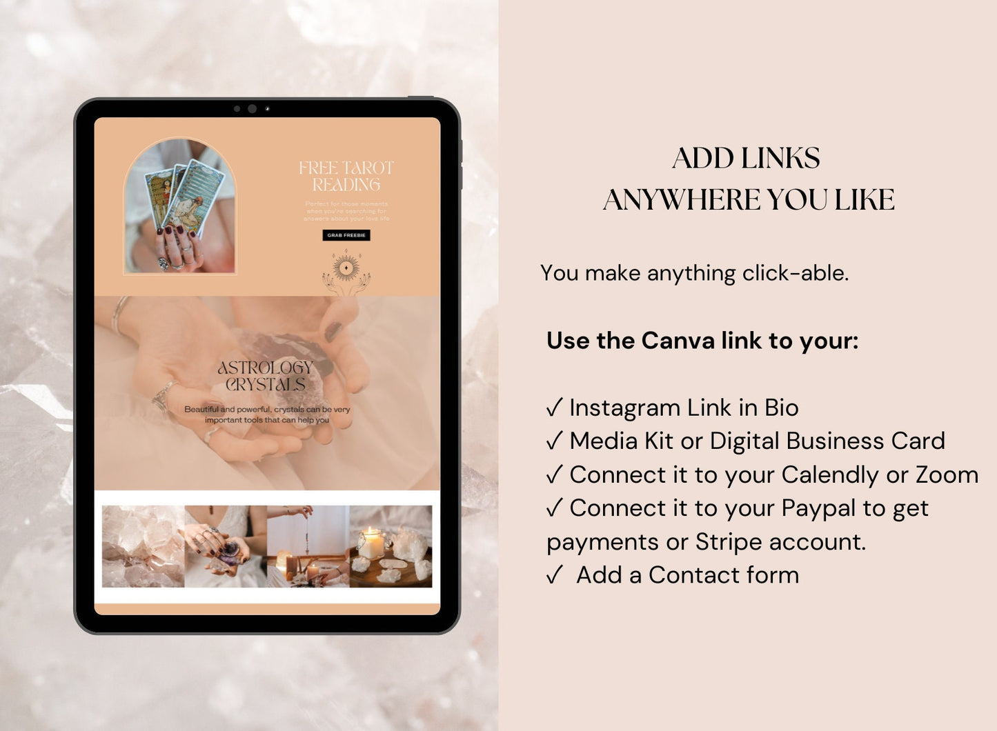 Template ng Website ng Spiritual Canva