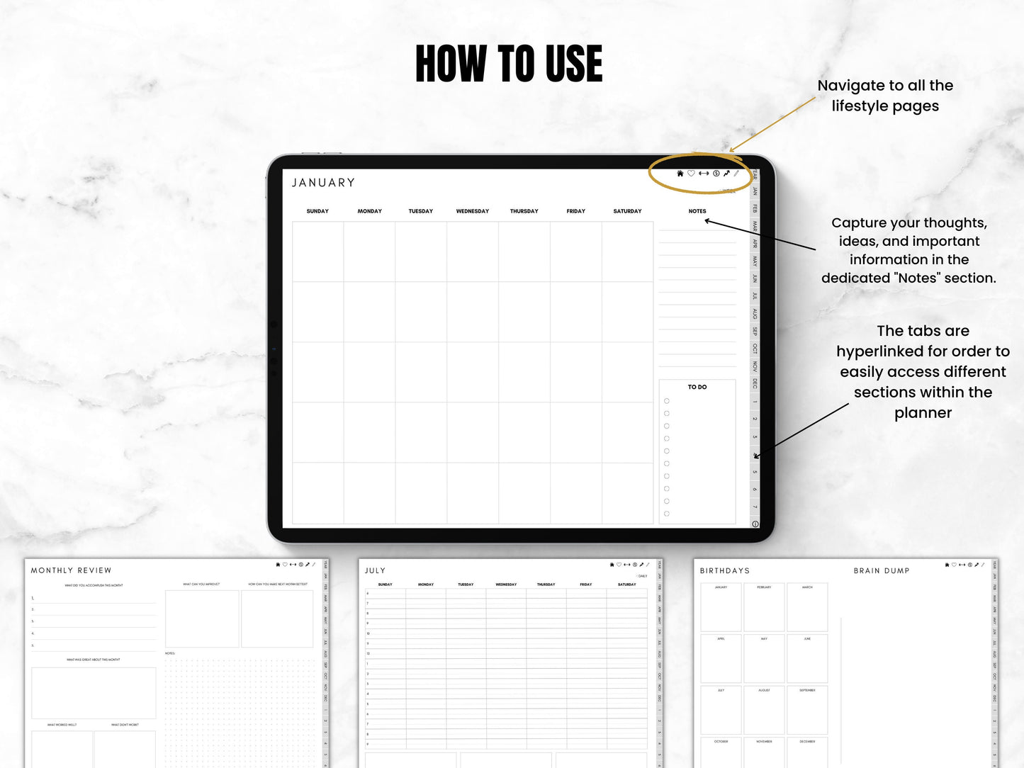Ultimate Canva Digital Planner Template Landscape