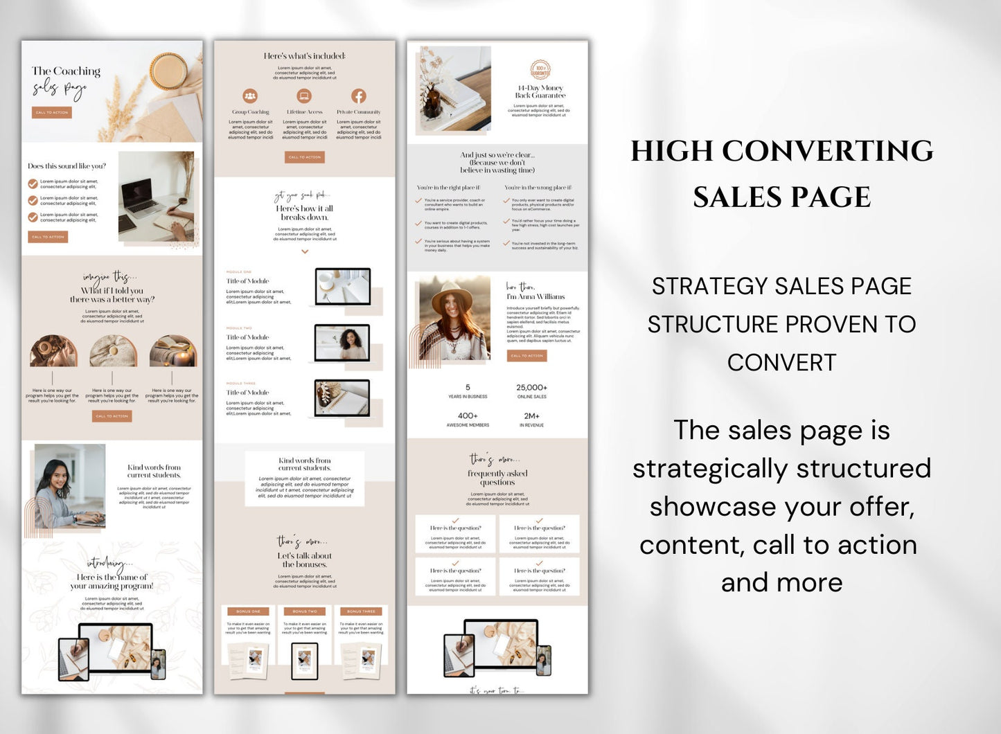 Canva Website Template
