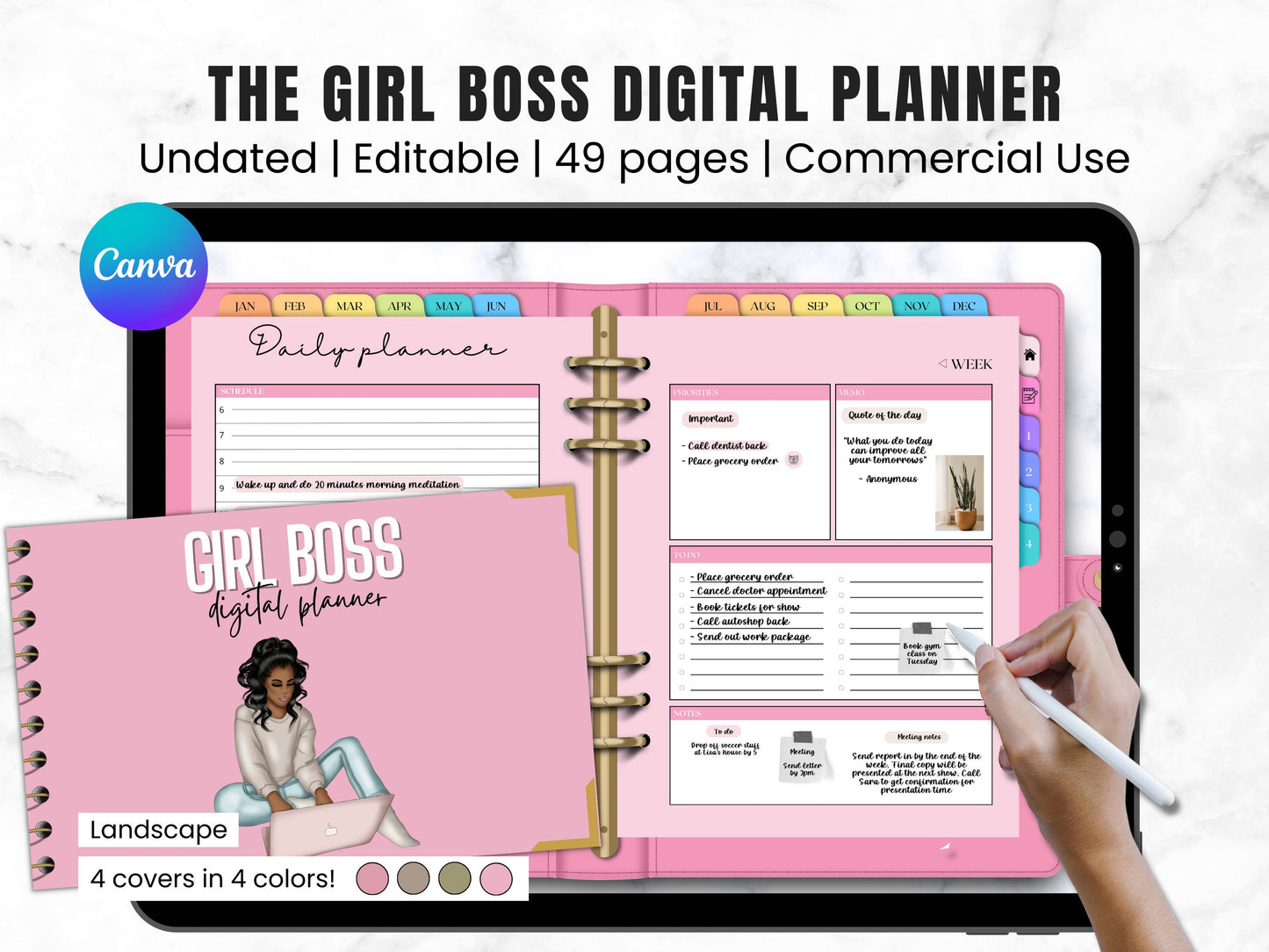 Ultimate Canva Digital Planner Template