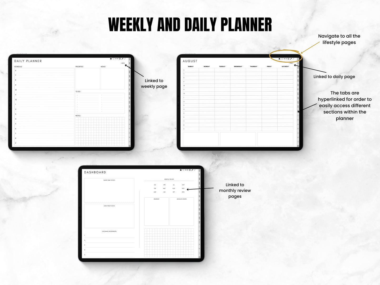 Ultimate Canva Digital Planner Template Landscape