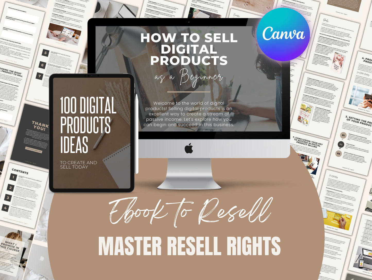Master Resell Rights Paano Magbenta ng Mga Digital na Produkto bilang isang baguhan na Ebook