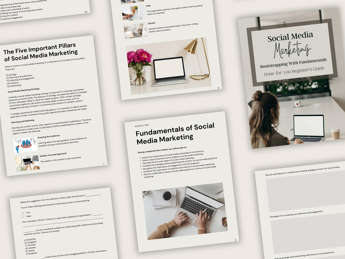 Master Resell Rights Social Media Marketing Online Course Ebook