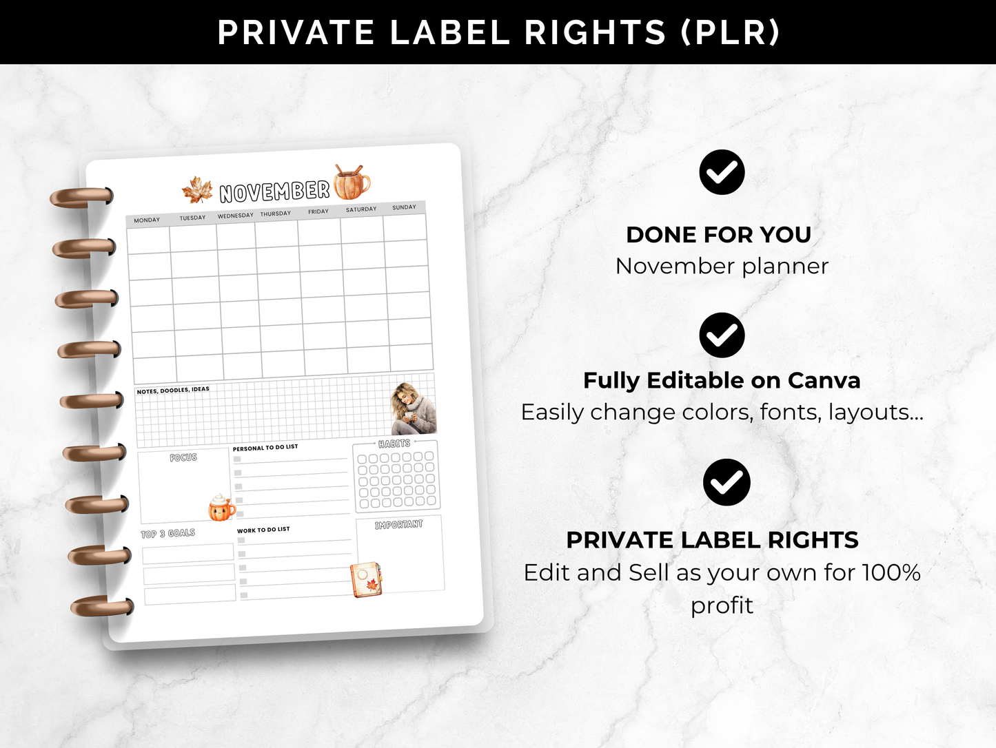 PLR November Planner