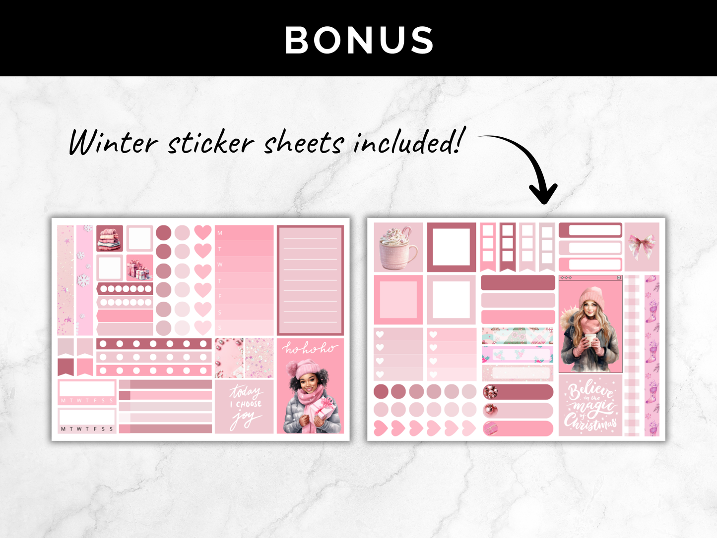 PLR December planner