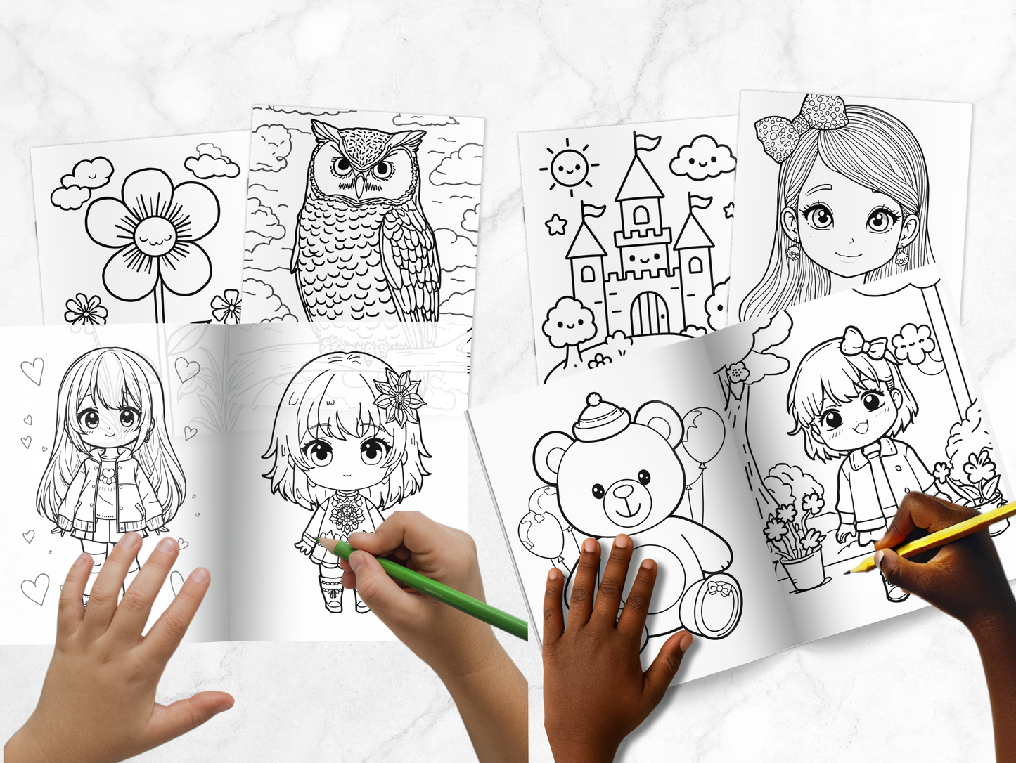 Coloring Page Prompt Generator