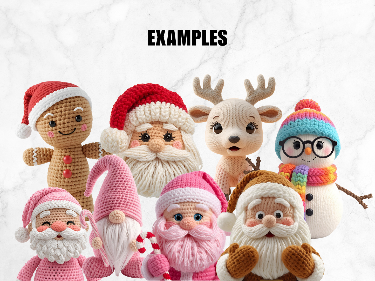 Crochet-Style Christmas Clipart Prompt Generator