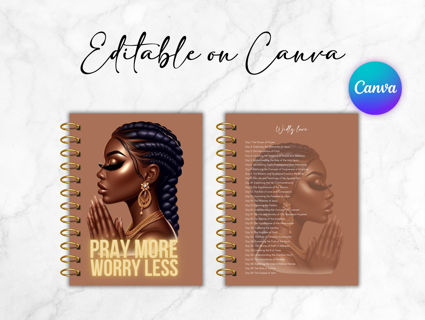 PLR Printable Bible study guide journal