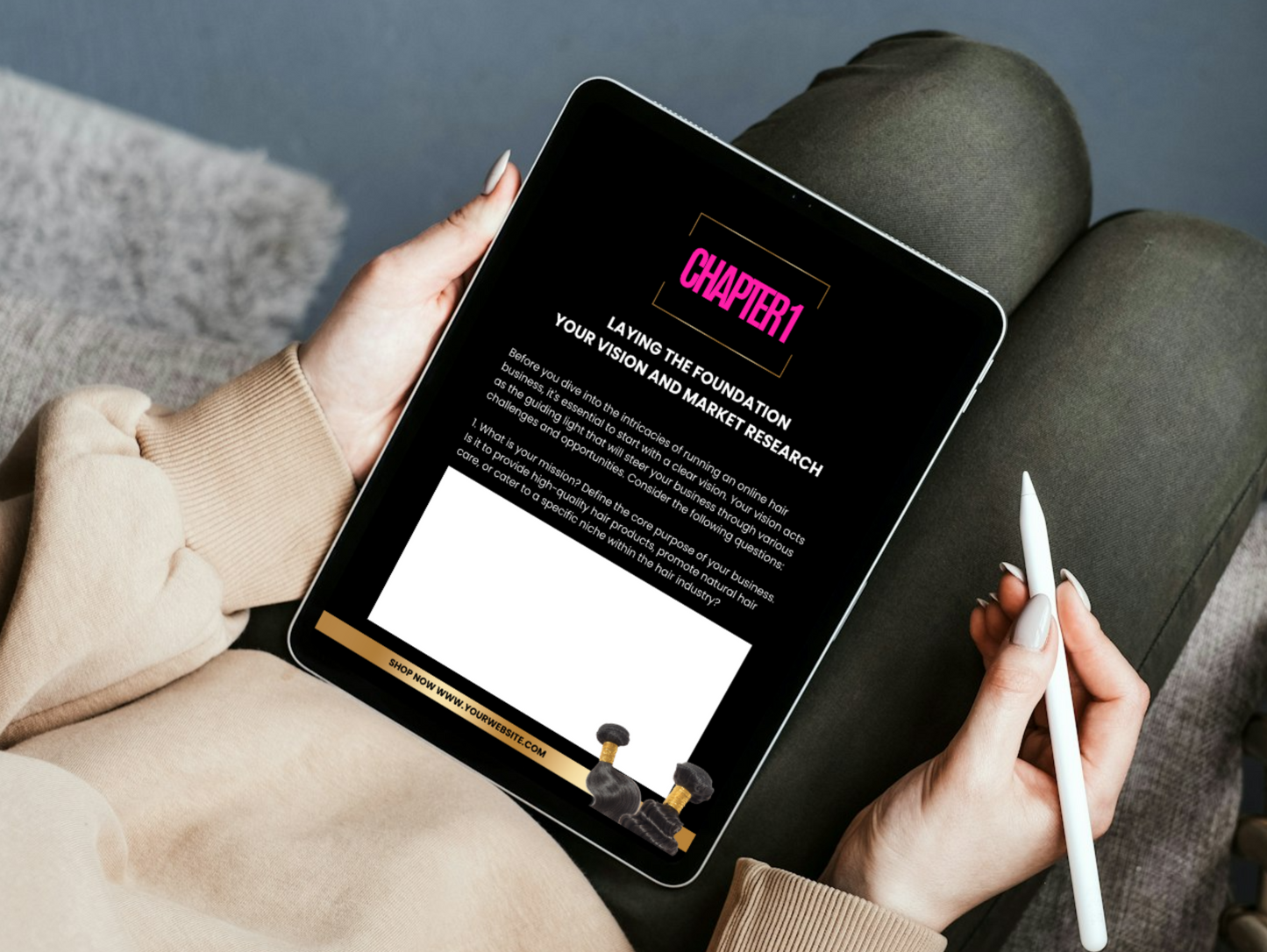 PLR How to Start an Online Hair Business ebook