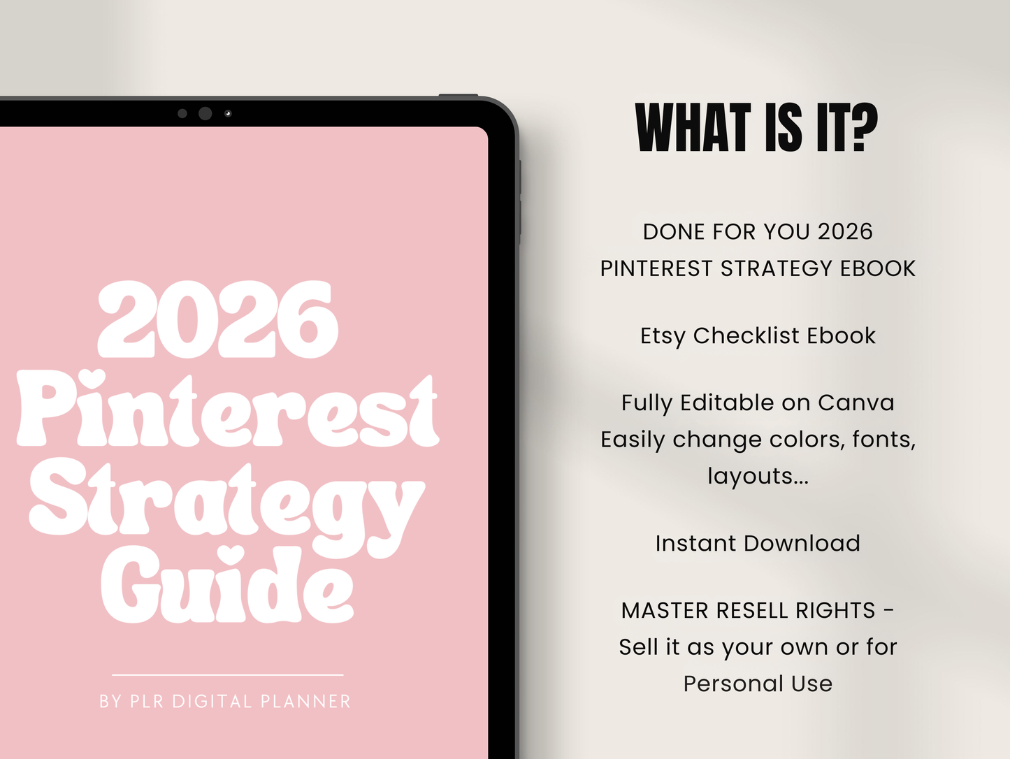 2026 Pinterest Strategy Guide Ebook