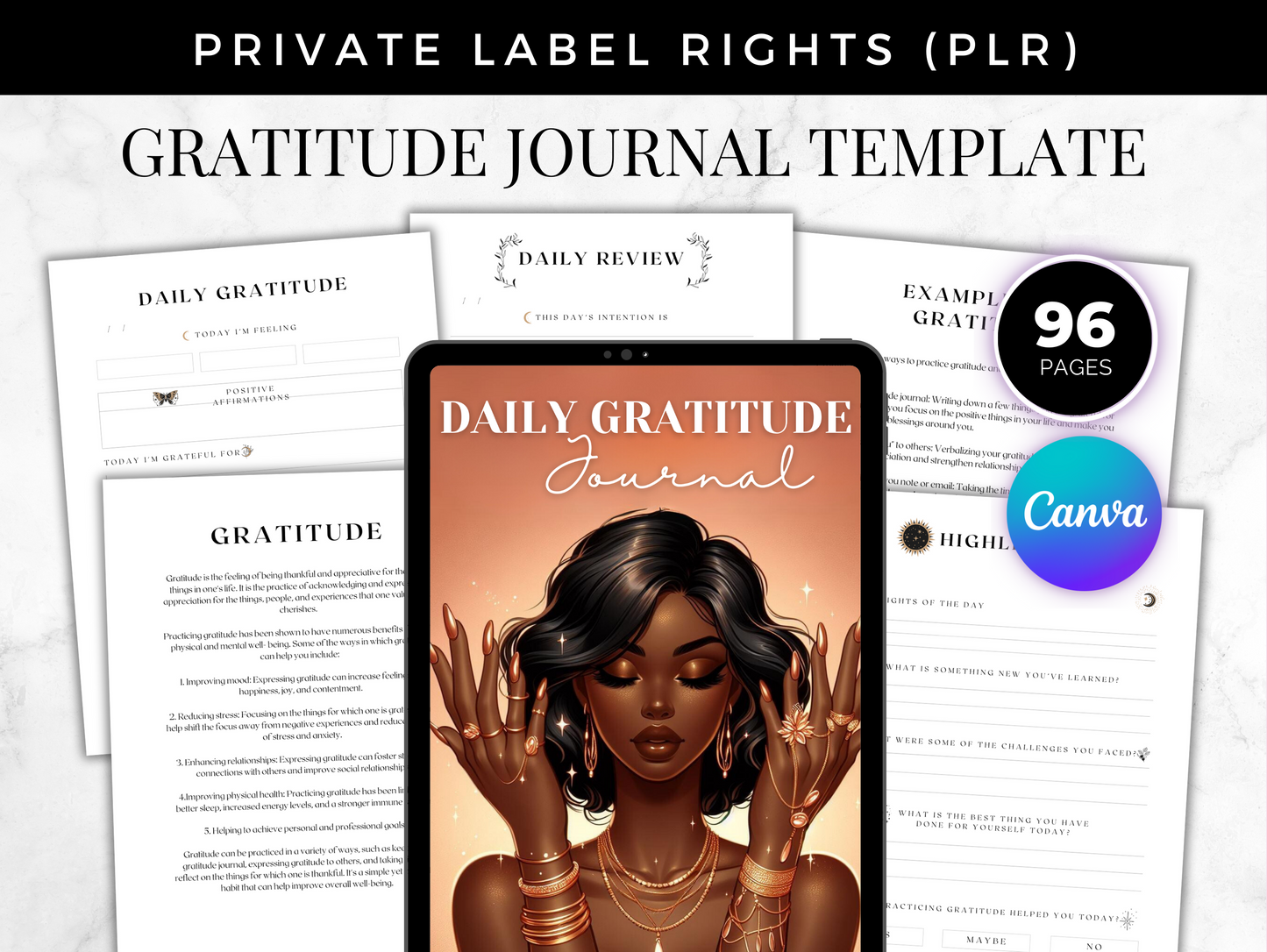 PLR Gratitude Journal