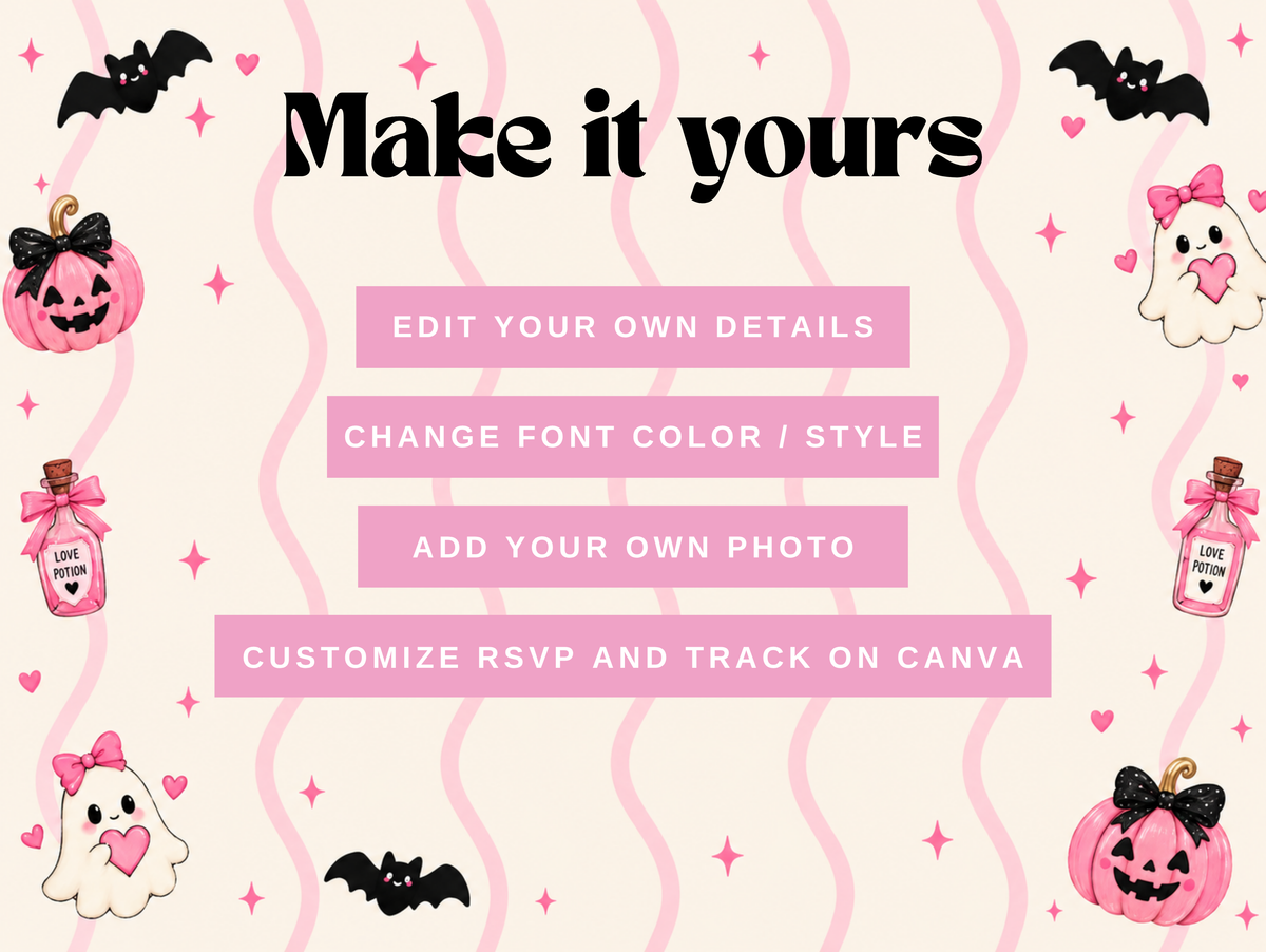 A Little Boo Is on the Way Baby Shower Digital Invitation