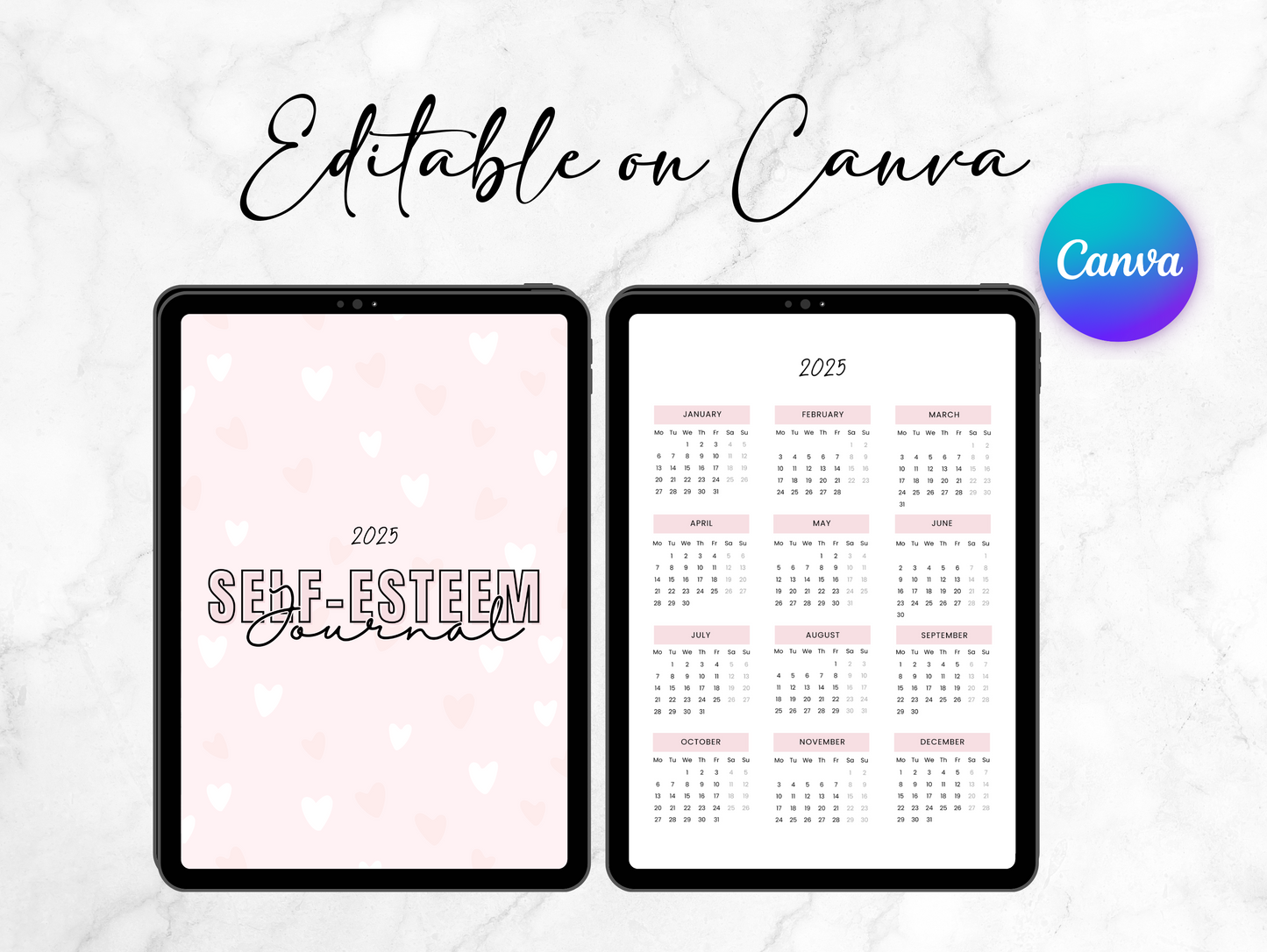 PLR 2025 Self esteem journal